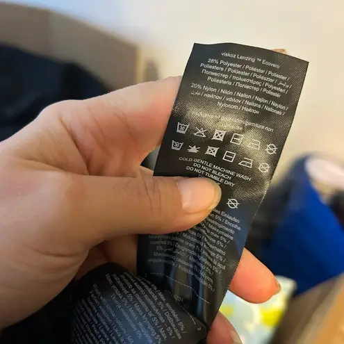 VERO MODA Black Eyelet Sleeve Crewneck Sweater