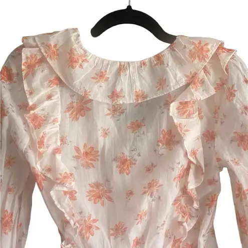 Free People NWT!  Amanda Ruffle Wrap Top. Size XS.