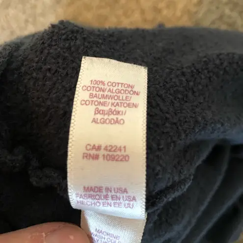 Velvet by Graham & Spencer Black Leopard Print Joggers Size L