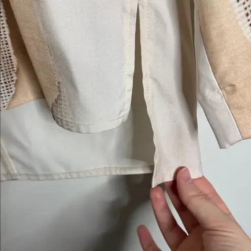 Stella McCartney Skate paper print blouse 100% silk Rare vintage size EU 40