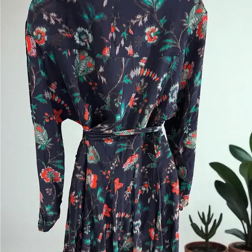 Derek Lam 10 Crosby x RTR Navy Floral Dress Pink Size 8