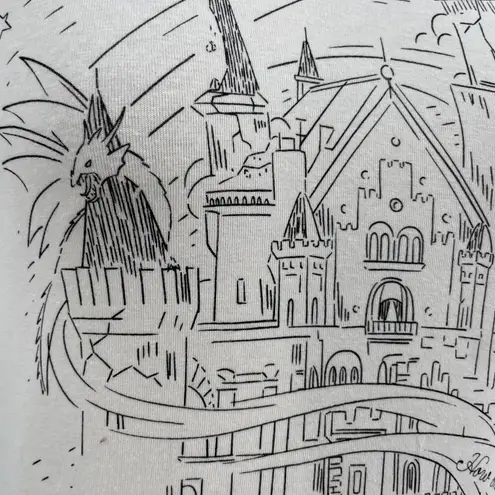 Taylor Swift Speak Now Babydoll Tee Kingdom Lights Castle Dragons Cream Size XS