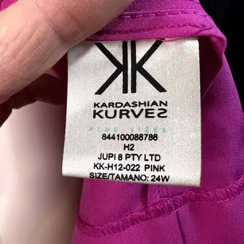 Kardashian Kurves Hot Pink Blazer NWOT Womens Size 24W