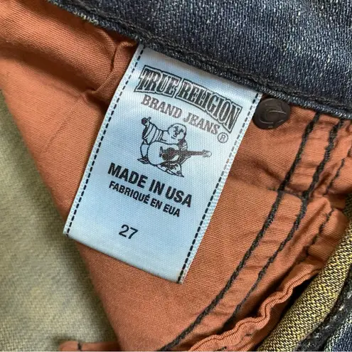 True Religion  Casey Camo Print Low Rise Super Skinny Jeans 27