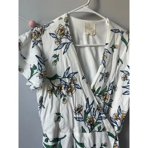 Harper Heritage White Floral Wrap Summer Dress