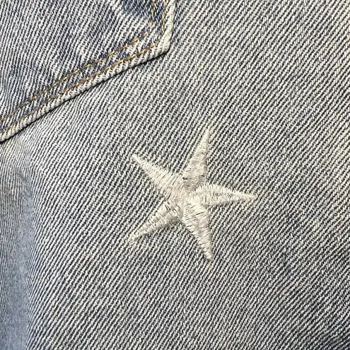 Velvet Heart denim Yelena Classic Fit Star button up Skirt vintage!