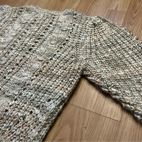 Matilda Jane Good Hart Wool Blend Crochet Open Knit Sweater Women’s Size M Boho