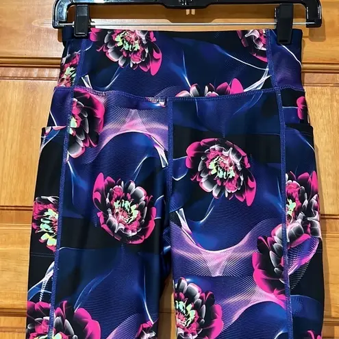 Athletic Works 𝅺 Floral Leggings Women’s Size XS (0-2)