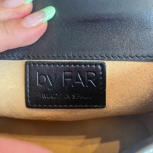 By Far Pony Hair Mini Bag Zebra Print Black White Micro Tote Purse Y2K