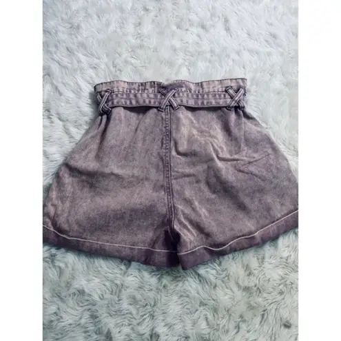 BDG  High-Waist Shorts Urban Outfitters Cora Belted Pink Berry Rose Acid Size 25‎