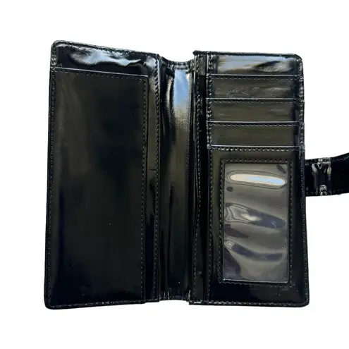 🔃Kenneth Cole Reaction Black Faux Leather Wallet