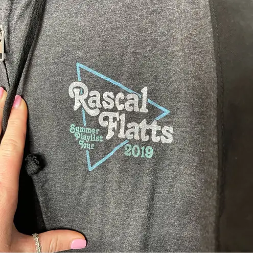 Women’s Rascal Flatts Black and Grey Zip Up Hoodie L Size L