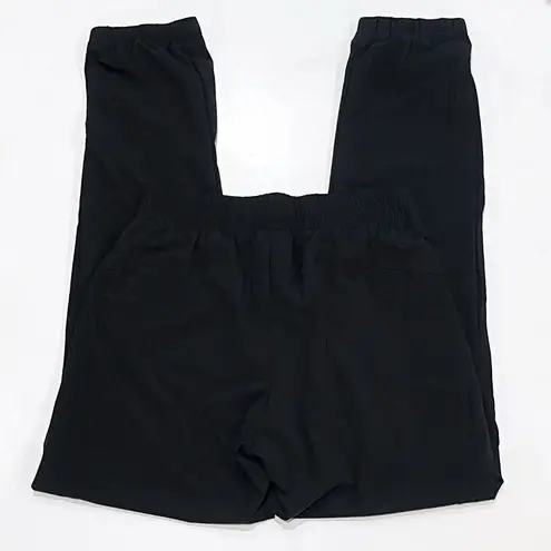 DYI NEW XS Weekend Joggers Pants Black Zip Pull-On Lightweight Stretch Comfort