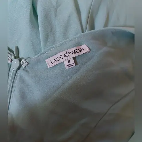 Ripple Mint Green Seafoam Ruffle Skirt V