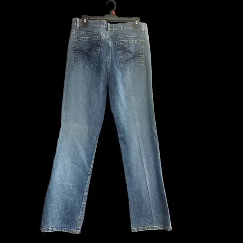 kim rogers Women’s Jeans Size 12 Blue Lightly Distressed