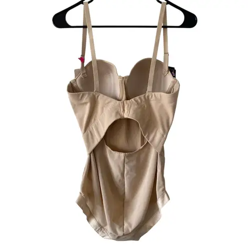 Maidenform NEW Built in Bra Body Shaper Size 38B Beige Adjustable Straps