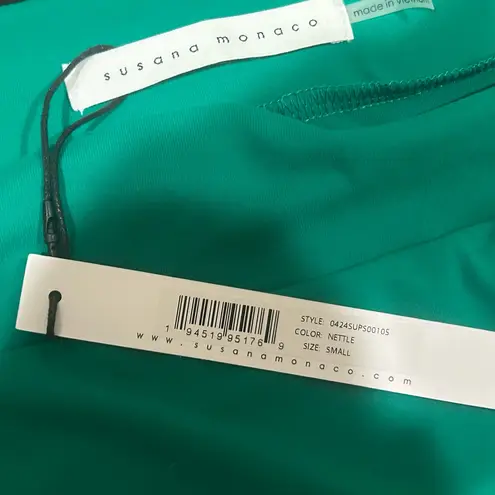 Susana Monaco ✨ Cargo Mini Skirt in Nettle NWT Size Small