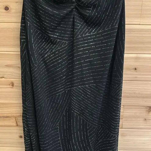 Jessica McClintock Vintage For Gunne Sax Size 7 Ruched Bodice Strapless Gown