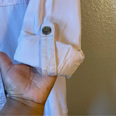 Charter Club  Light Pink Button-Up Shirt SZ:L