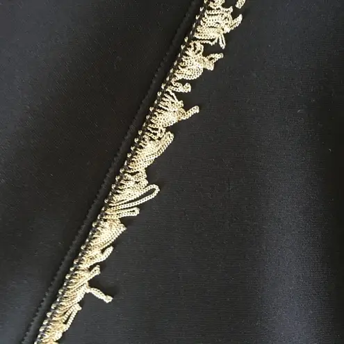 New Black Statement Skirt with chains adorned Size L