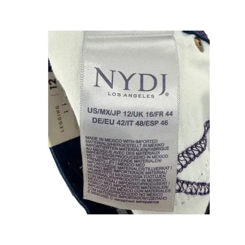 NYDJ Alina Legging Jeans Women's Size 12 Cooper Dark Wash Stretch Denim NWT