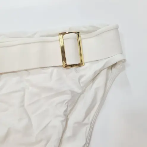 Camila Coelho Catarina High Waist Bottom in Creme