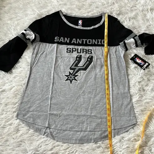 Nba Unk  Shirt  Women’s San Antonio Spurs Baseball 3/4 Sleeve size Large