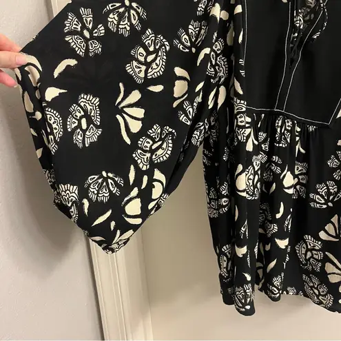 Ba&sh Aura Blouse Black Size Medium