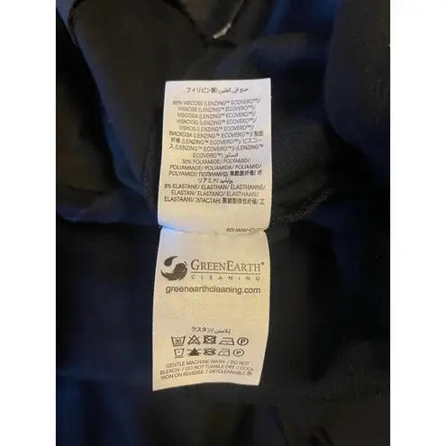 Boden Black Crop Flare Leg Trousers Women's US 6R High Waist Career Casual Size 6