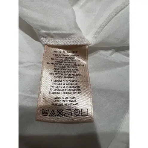 Maeve Anthropologie white dress size 10