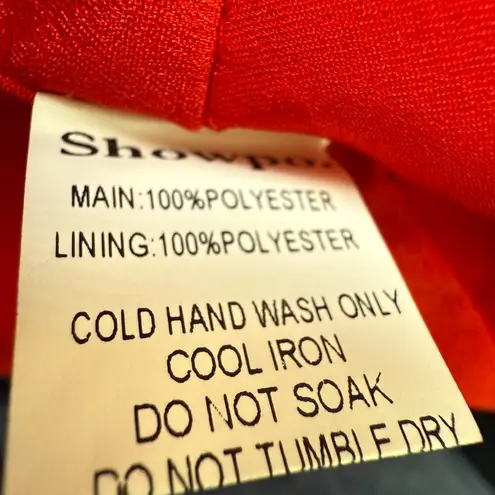 Showpo Cloud Cover Faux Wrap Ruffle Mini Dress Womens 2 Red Cocktail Party Girly