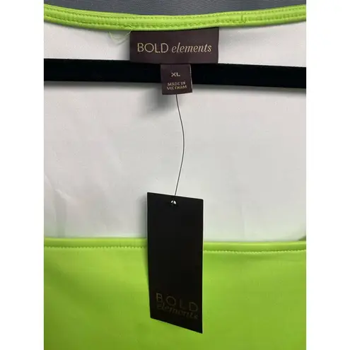 Bold Elements tropical sleeveless midi bomd A-line XL(b54 )