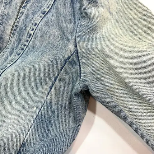 Rebecca Taylor Denim Moto Jacket Women's 2