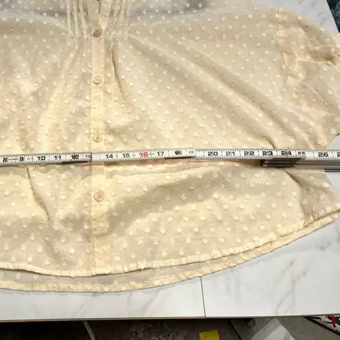 Emerson Fry India Collection Mandarin Collar Top light Peach Swiss Dot One Size Pink Size undefined