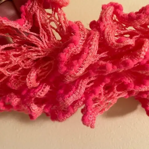 Handmade New Coral Scarf - 70” in Length