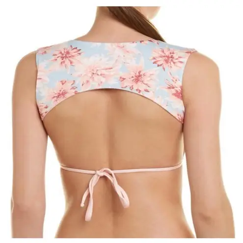 frankie's bikinis  Womens Tropical Floral Jessie Bikini Swim Top Size L Wildflower