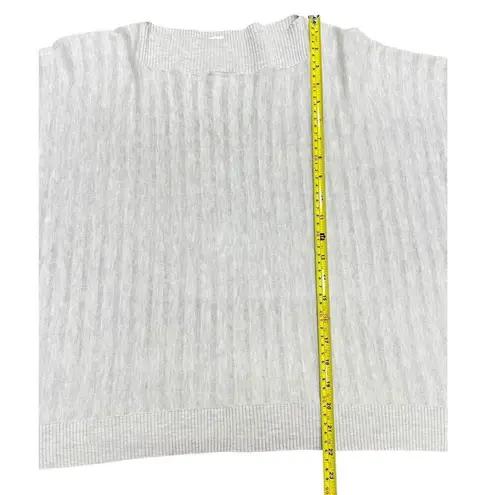 Lululemon Forward Flow Poncho Light Gray Cotton/Silk Blend One Size Size undefined