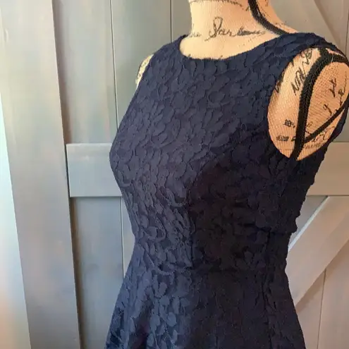 Speechless Navy Lace Fit and Flare junior dress by 