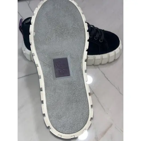 EYTYS Odessa Suede Sneakers in Black M 7.5 W 9 Dust Bag Lace Up Shoes