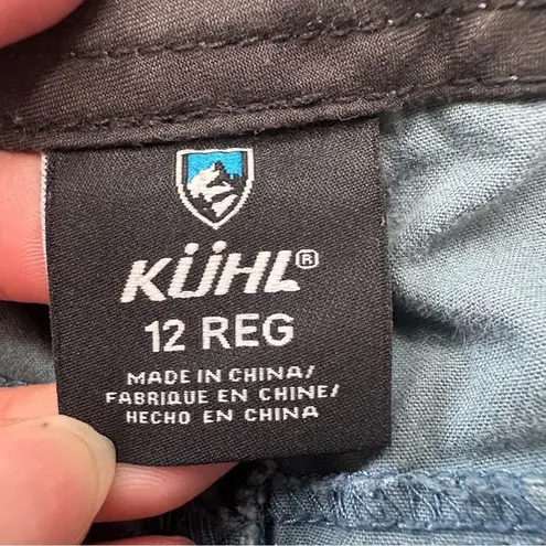 Kuhl Legendary Pants Womens 12 Short Blue Roll Up Lightweight Hiking Outdoor