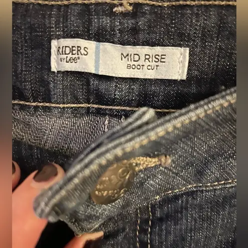 Riders By Lee Mid-Rise Boot Cut Jeans - Size 12M - NWT