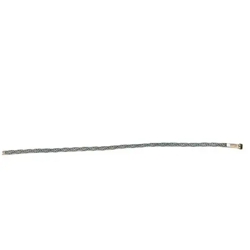 Braided Adjustable Plus Size Skinny Belt Dress Classic Formal Buckle Blue