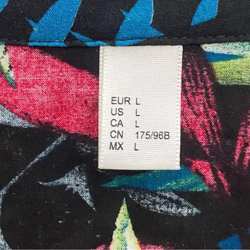 Tropical Print Wrap Skirt Boho Festival Maxi Wrap Skirt Size undefined