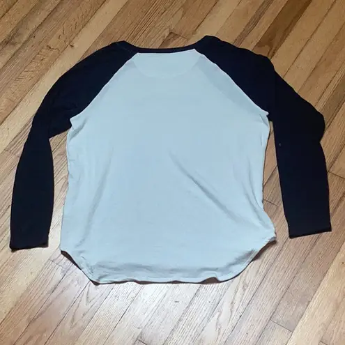 Splits59 x Peloton Baseball Long Sleeved T-Shirt ivory Navy size large