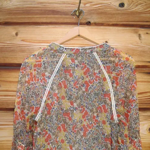 Alexis Samera Floral Long Sleeve Top Blouse