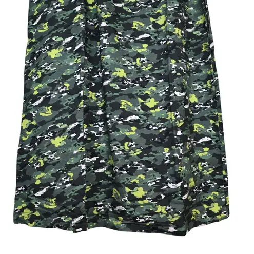 Derek Lam 10 Crosby Womens S Lucielle Camo Ruched Studded Midi Dress NEW