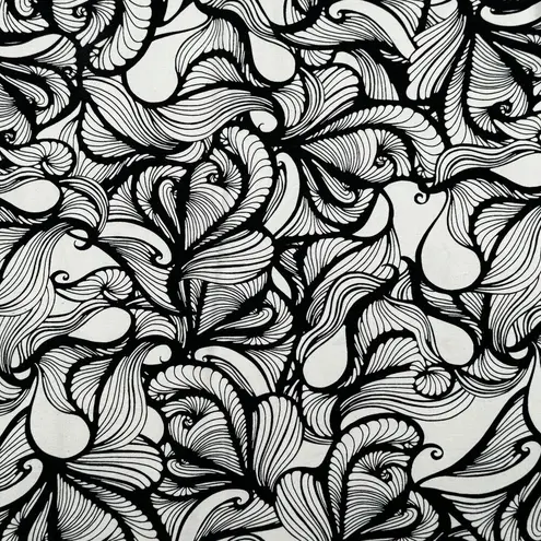 Title Nine Dress Womens Medium Black White Floral Amelia Dress Hiking Athleisure