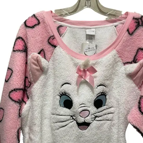 Disney  The Aristocats Marie Plush Sleep Set Junior White Pink Size XL NWT thumbnail 6