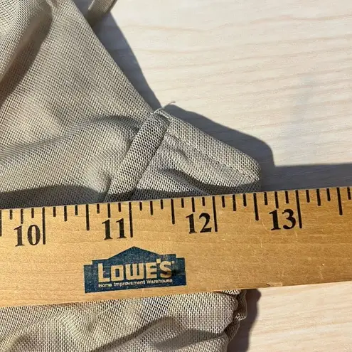 Just Polly M Corset Top Boho Festival Hippie Renaissance Fairygoth Fairy Grunge Tan Size M