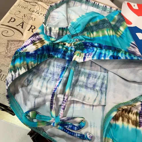Sun & Sea Tie Dye Blue Bikini Bottoms Size undefined